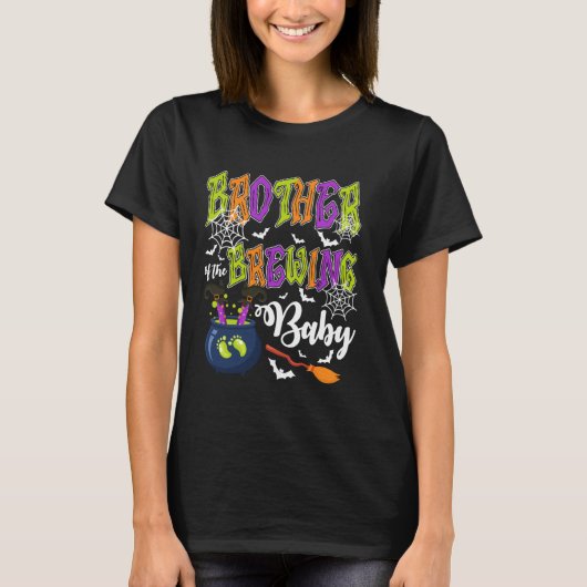 Broer van Brouwen Baby Spooky Familie Halloween Ba T-shirt (Voorkant)