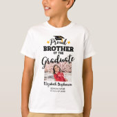 Broer van de afstuderen fotonaam 2023 t-shirt (Voorkant)