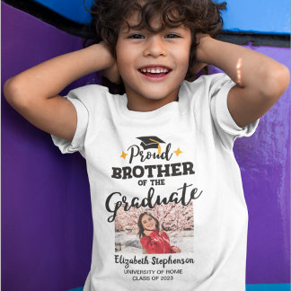 Broer van de afstuderen fotonaam 2023 t-shirt