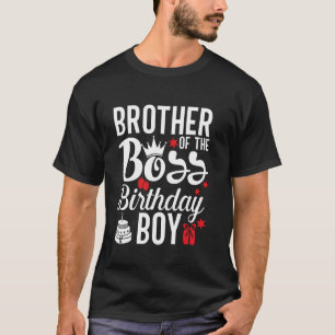 Broer van de baas Verjaardag Jongen Baby Familie M T-shirt