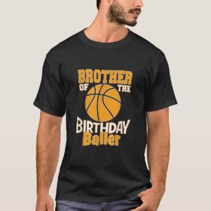 Broer van de Baller Basketball Thema P T-shirt