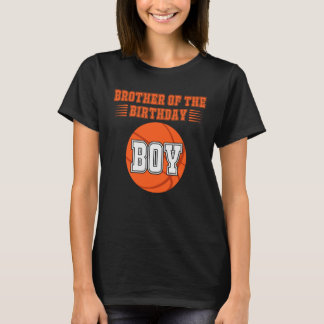 Broer van de Birthday Boy Costume Basketball T-shirt