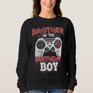Broer van de Birthday Boy die videogamer P Trui