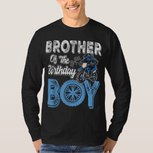 Broer van de Birthday Boy Dirt Bike B-day motocr T-shirt