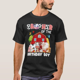 Broer van de 'Birthday Boy Farming Koe Family Mat' T-shirt