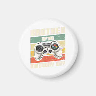 Broer van de Birthday Boy Gamer Gift Magneet