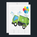 Broer van de 'Birthday Boy Garbage Truck Gift' Feestdagenkaart<br><div class="desc">Broer van de 'Birthday Boy Garbage Truck Gift'</div>