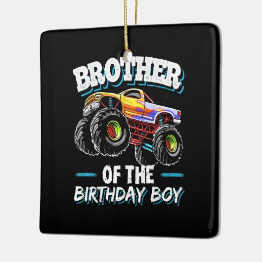 Broer van de Birthday Boy Keramisch Ornament (Links)