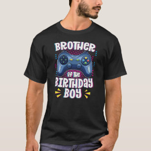 Broer van de Birthday Boy Matching Gamer T-shirt