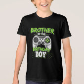 Broer van de Birthday Boy Matching Tri-Blend Shirt (Voorkant)