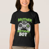 Broer van de Birthday Boy Matching Tri-Blend Shirt (Voorkant)