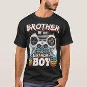 Broer van de Birthday Boy Matching Video Game Bi T-shirt (Voorkant)