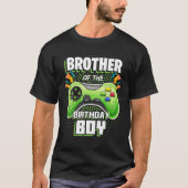 Broer van de Birthday Boy Matching Video Game Bi T-shirt (Voorkant)