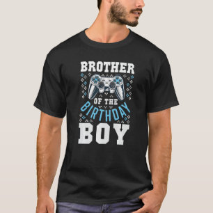 Broer van de Birthday Boy Matching Video Gamer B T-shirt