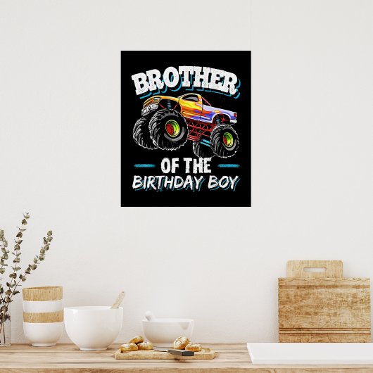 Broer van de Birthday Boy Poster (Keuken)