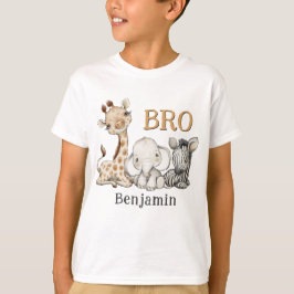 Broer van de Birthday Boy Safari Birthday T-shirt