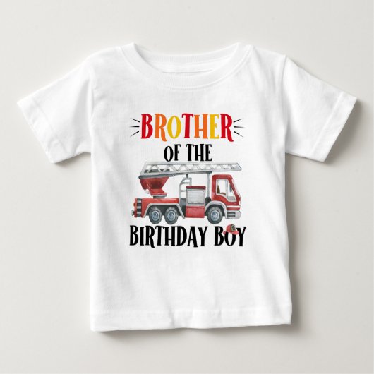 Broer van de Birthday Boy T-Shirt (Voorkant)