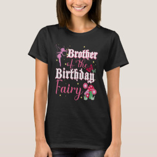 Broer van de Birthday Fairy Princess Mushroom Bu T-shirt