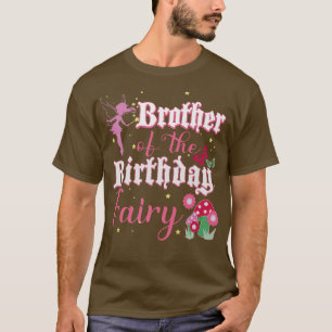 Broer van de Birthday Fairy Princess Mushroom Bu T-shirt