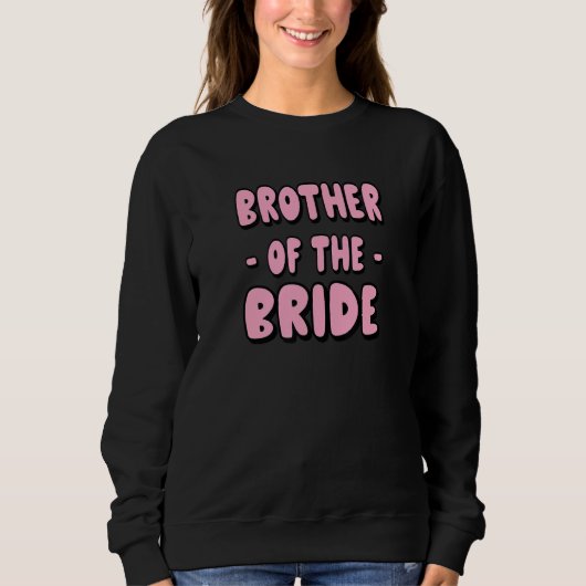 Broer van de Bride Bachelor Matching Group Big L Trui (Voorkant)