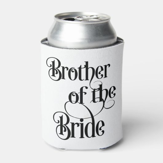 Broer van de bride blikjeskoeler (Blikje Voorkant)