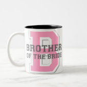 Broer van de Bride Cheer Tweekleurige Koffiemok (Links)