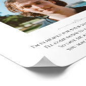 Broer van de Bride foto Save A Seat Memorial Poster (Hoek)