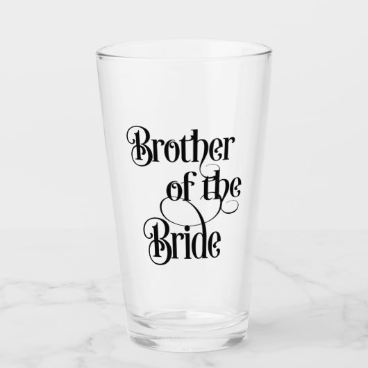 Broer van de bride glas (Voorkant)