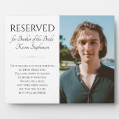 Broer van de Bride in Heaven Poem Foto Fotoplaat (Voorkant)