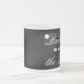 Broer van de BRIDE met hart A01A7 Matglas Koffiemok (Center)
