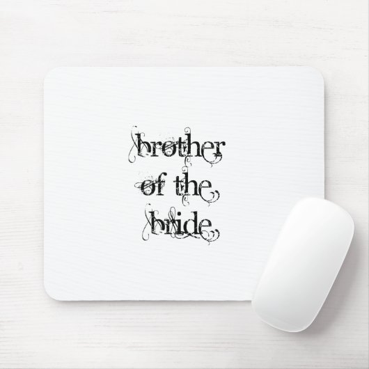 Broer van de bride muismat (Met muis)