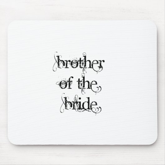Broer van de bride muismat (Voorkant)