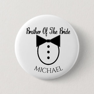 Broer van de bride ronde button 5,7 cm