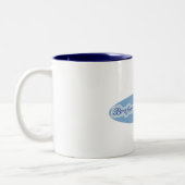 Broer van de bride tweekleurige koffiemok (Links)