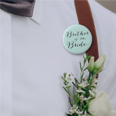 Broer van de Bride Wedding Bridal Party Button