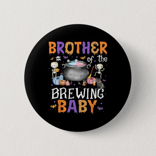 Broer van de brouwerij Ba Ronde Button 5,7 Cm (Voorkant)