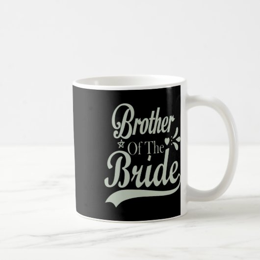 Broer van de bruid Bachelor bruids Bachelorette Koffiemok (Rechts)