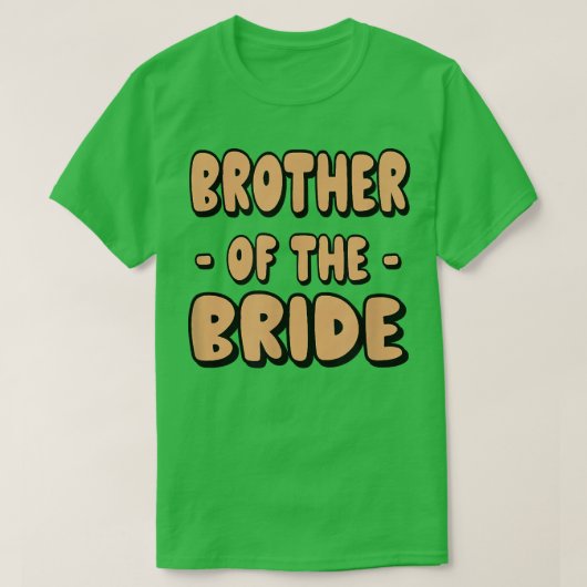 Broer van de Bruid Bachelor Matching Groep Groot L T-shirt (Design voorkant)