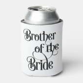 Broer van de bruid blikjeskoeler (Blikje Voorkant)