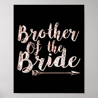Broer van de bruid bruidegom bruiloft vrijgezellen poster