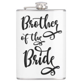 Broer van de bruid heupfles