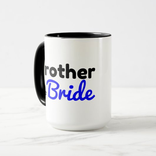 Broer van de bruid mok (Voorkant links)