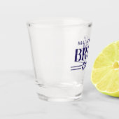 Broer van de bruid shot glas (Links)