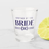 Broer van de bruid shot glas (Voorkant)