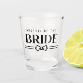 Broer van de bruid shot glas (Voorkant)