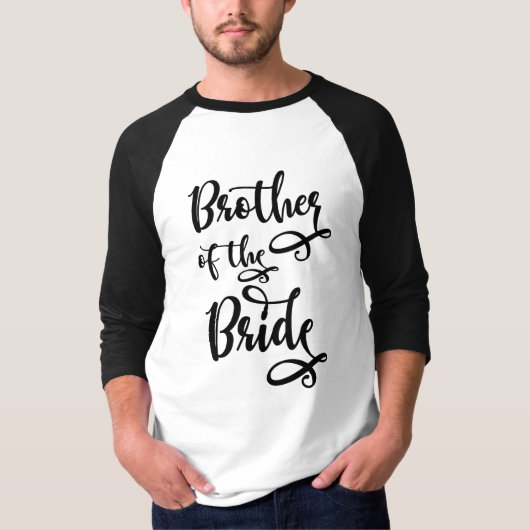 Broer van de bruid t-shirt (Voorkant)