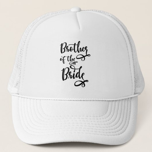 Broer van de bruid trucker pet (Voorkant)