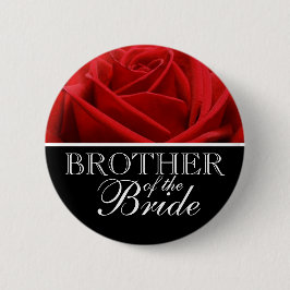 Broer van de bruidduwen ronde button 5,7 cm