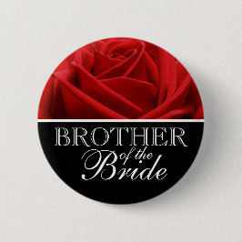 Broer van de bruidduwen ronde button 5,7 cm