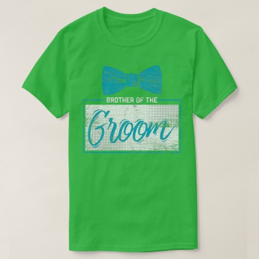 Broer van de bruidegom 1 t-shirt (Design voorkant)